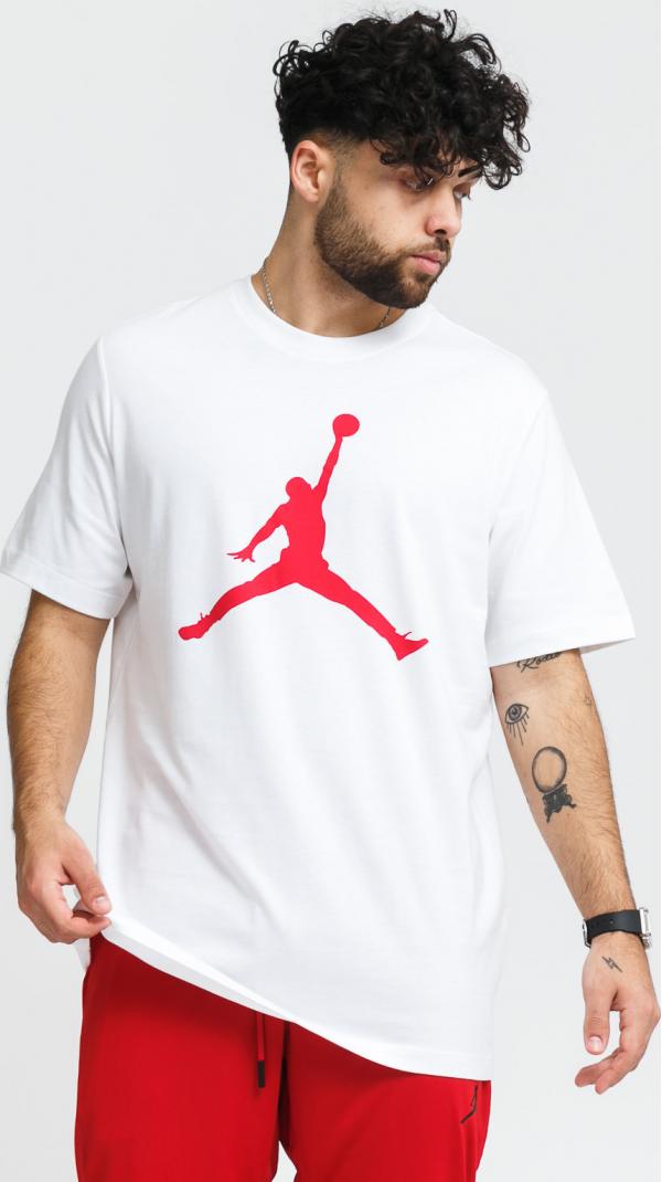 Jordan M J Jumpman SS Crew bílé