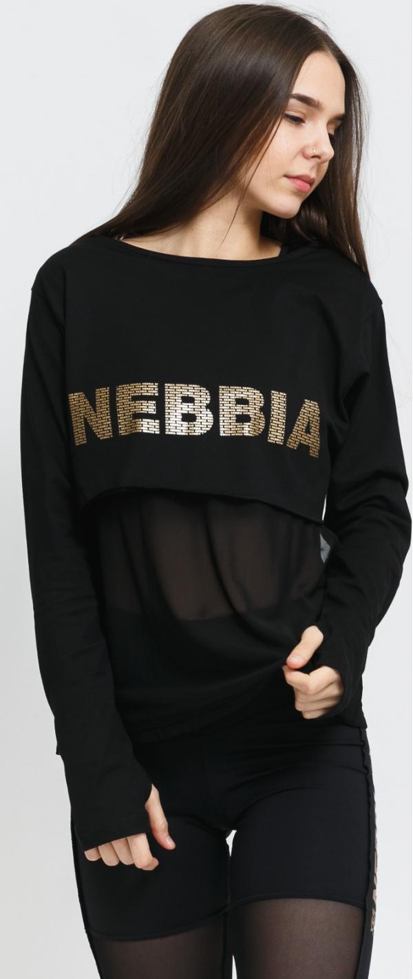 Nebbia Intense esh Tee černé / zlaté