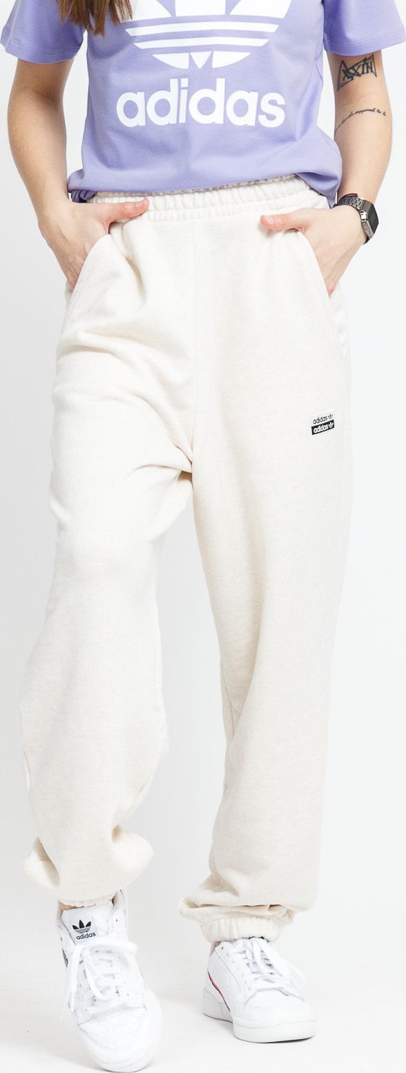adidas Originals Pants melange krémové