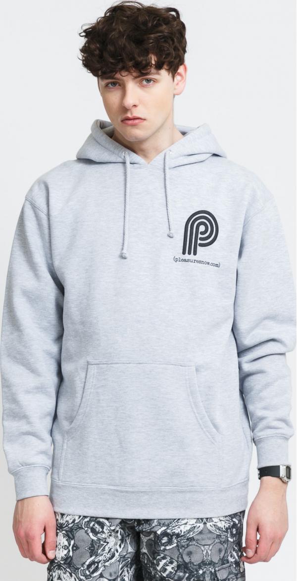PEASURES Meditate Hoody melange šedá