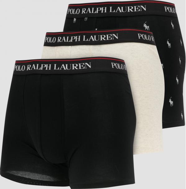 Polo Ralph Lauren 3Pack Boxer Briefs černé / melange krémové