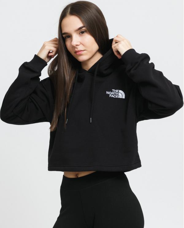 The North Face W ogo Cropped DRP Hoodie černá