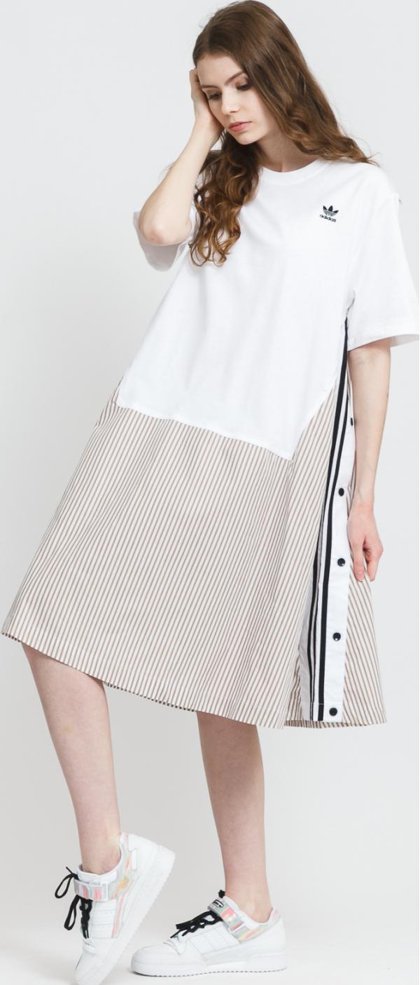 adidas Originals Shirt Dress bílé / béžové