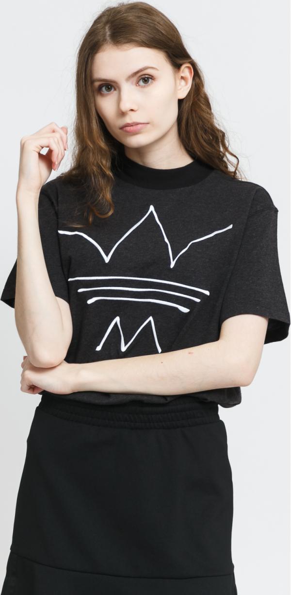 adidas Originals Tee melange černé