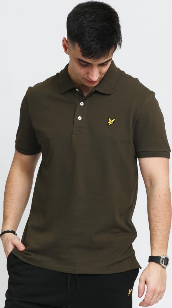 yle & Scott Plain Polo Shirt tmavě olivové