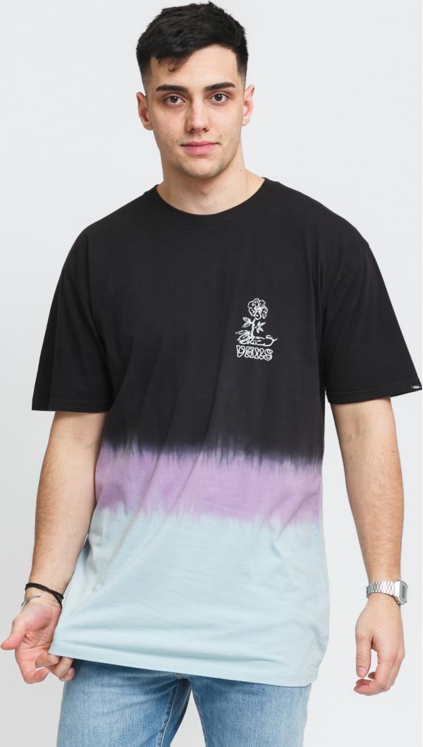 Vans N New Age Tie Dye SS Tee černé / fialové / světle modré