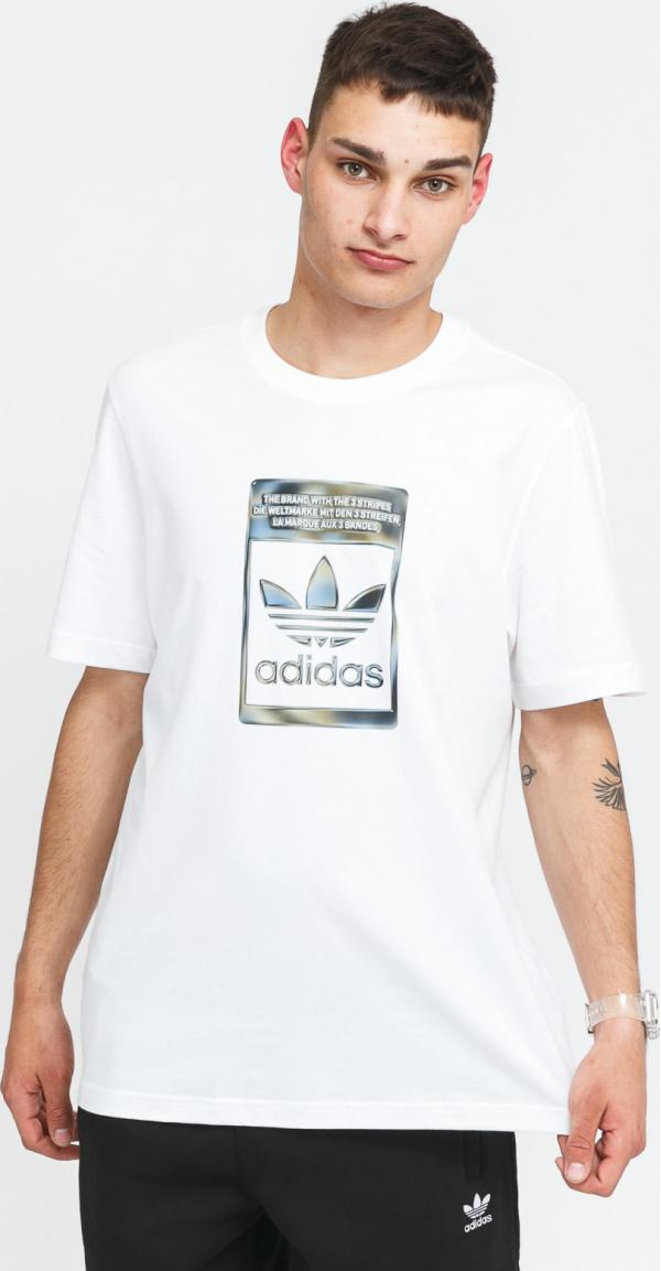 adidas Originals Camo Infill Tee bílé