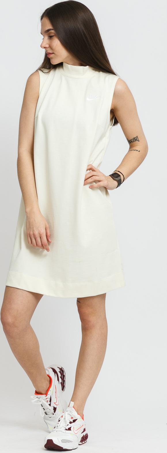 Nike W NSW Dress Jersey krémové