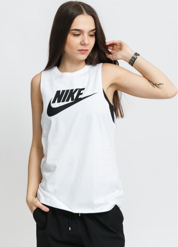 Nike W NSW Tank uscle Futura New bílé