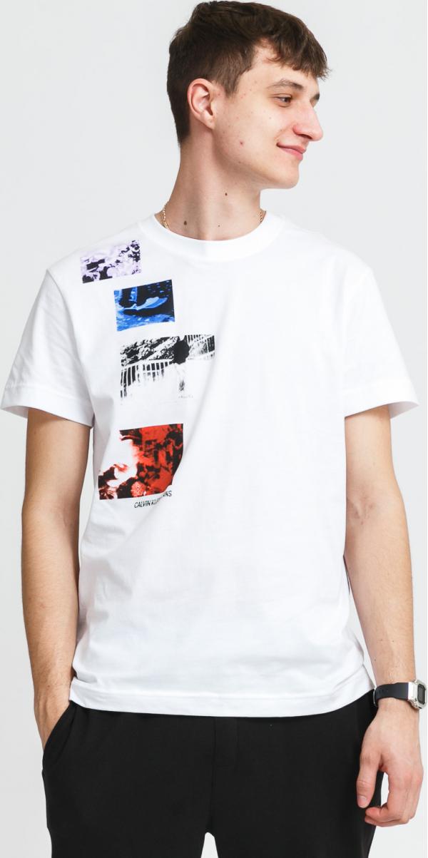 CALVIN KEIN JEANS Urban Skate ulti Graphic Tee bílé