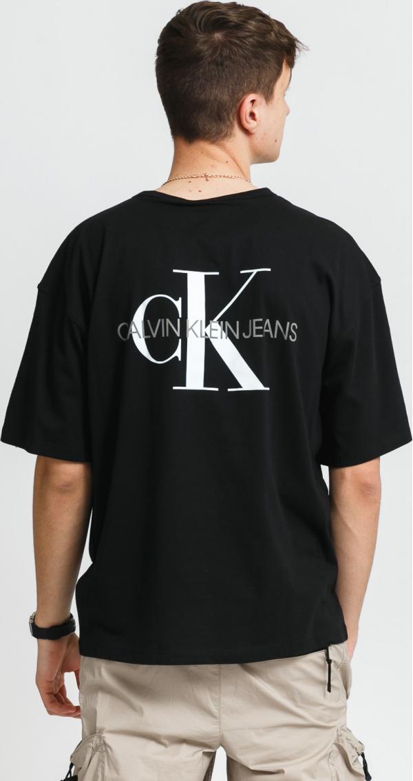 CALVIN KEIN JEANS M Monogram Modern Relax Tee černé