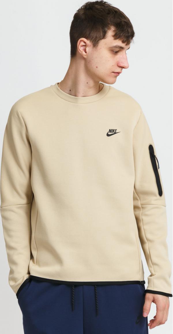 Nike M NSW Tech Fleece Crew béžová
