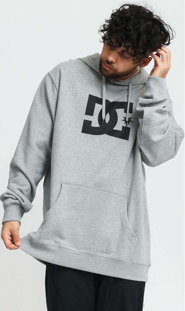 DC Star Hoodie melange šedá