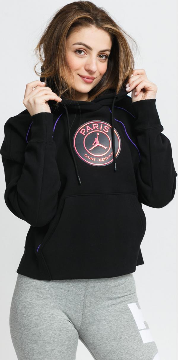 Jordan W J PG PO Fleece Hoodie černá