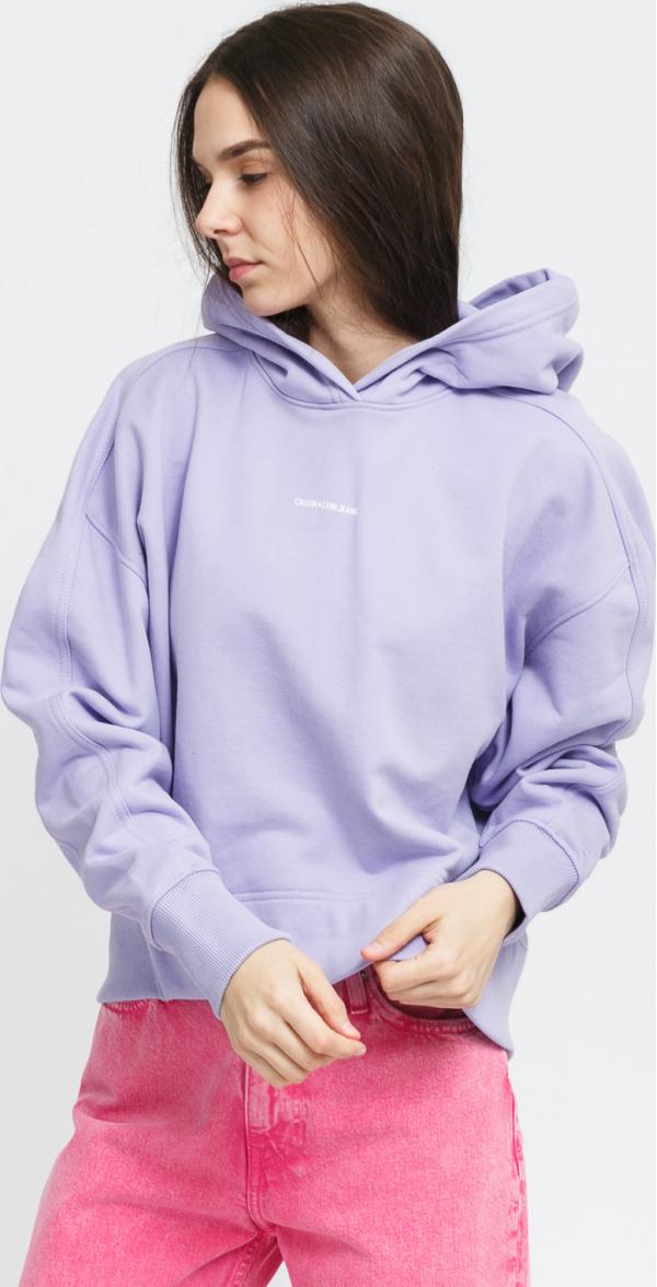 CALVIN KEIN JEAN W icro Branding Hoodie fialová