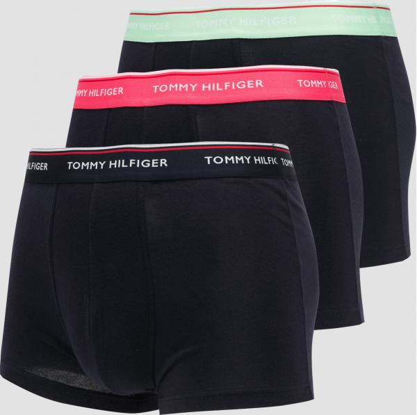 Tommy Hilfiger 3Pack Premium Essentials Trunk navy / světle zelené / růžové