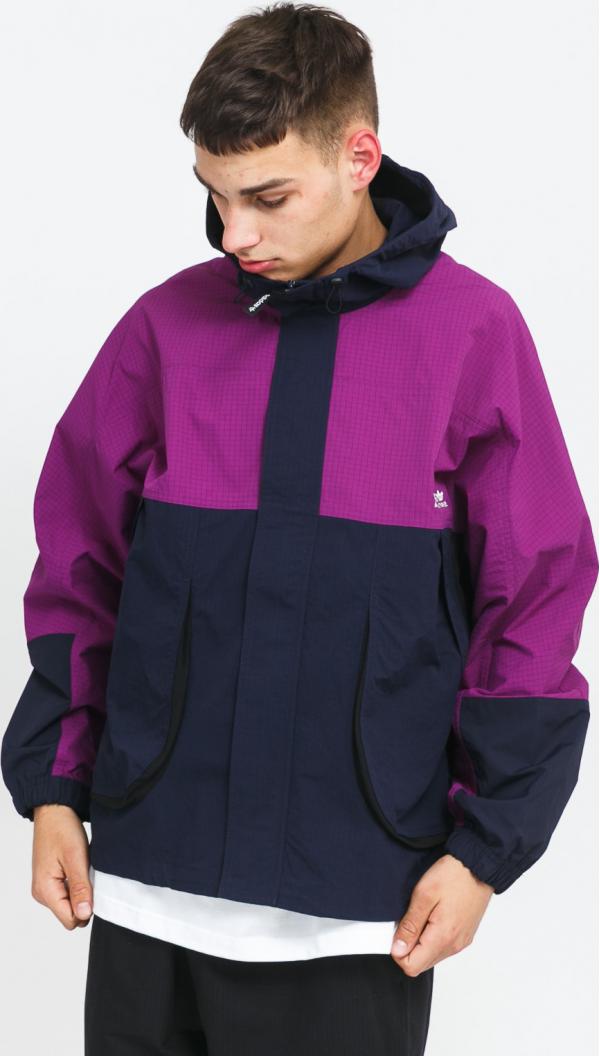 adidas Originals Woven Windbreaker navy / fialová