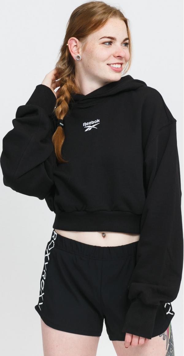 Reebok C PF Cropped FT Hoody černá