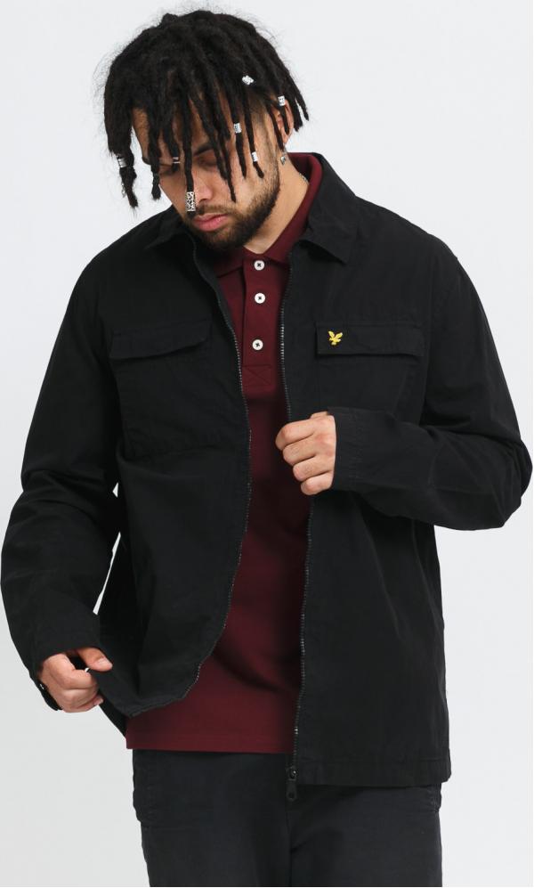yle & Scott Cotton Overshirt černá