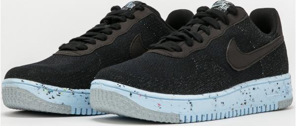 Nike Air Force 1 Crater Flyknit black / black - chambray blue