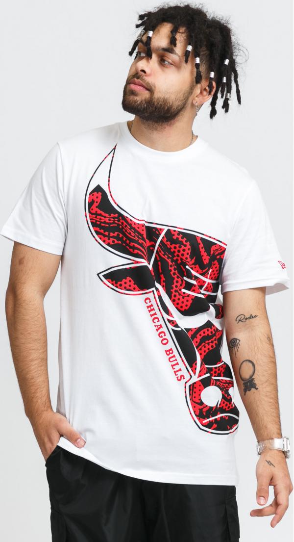 New Era NBA Oil Slick Infill Logo Chicago Bulls bílé