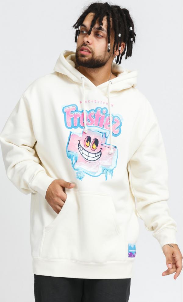 Pink Dolphin Pink + Frostiez Frozen Hoodie krémová