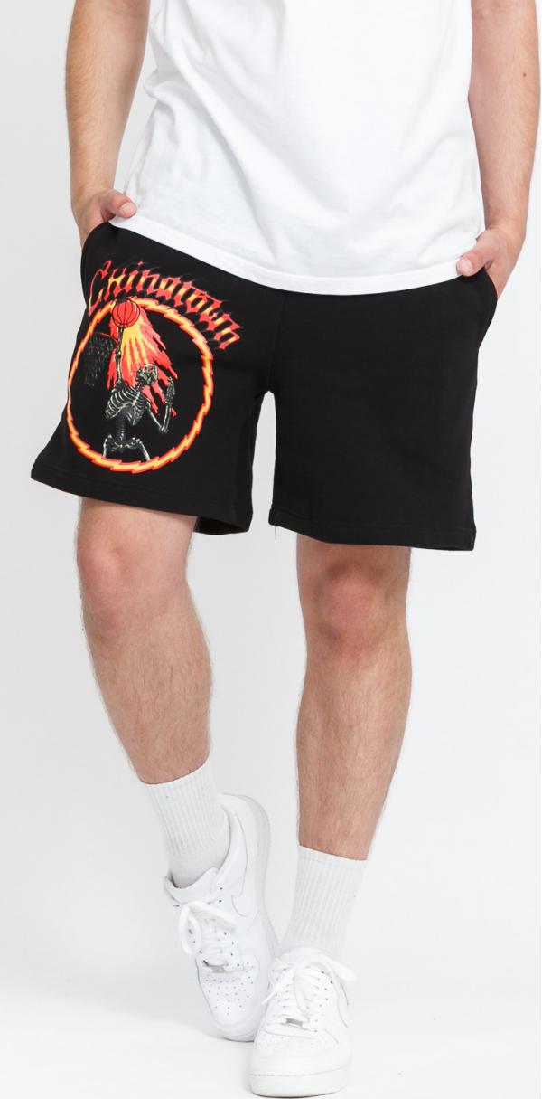 Chinatown arket Skelly World Tour Sweatshorts černé