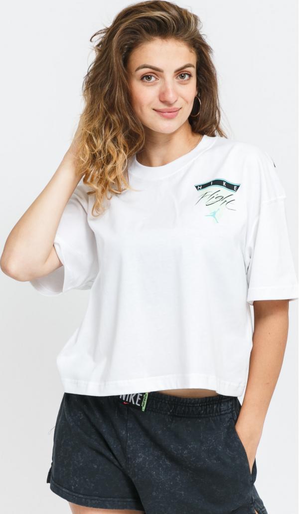 Jordan W J Essential SS GFX Tee bílé