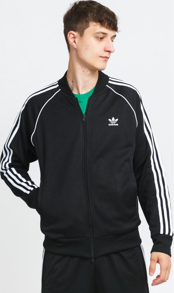 adidas Originals Superstar Track Top Prime Blue černá