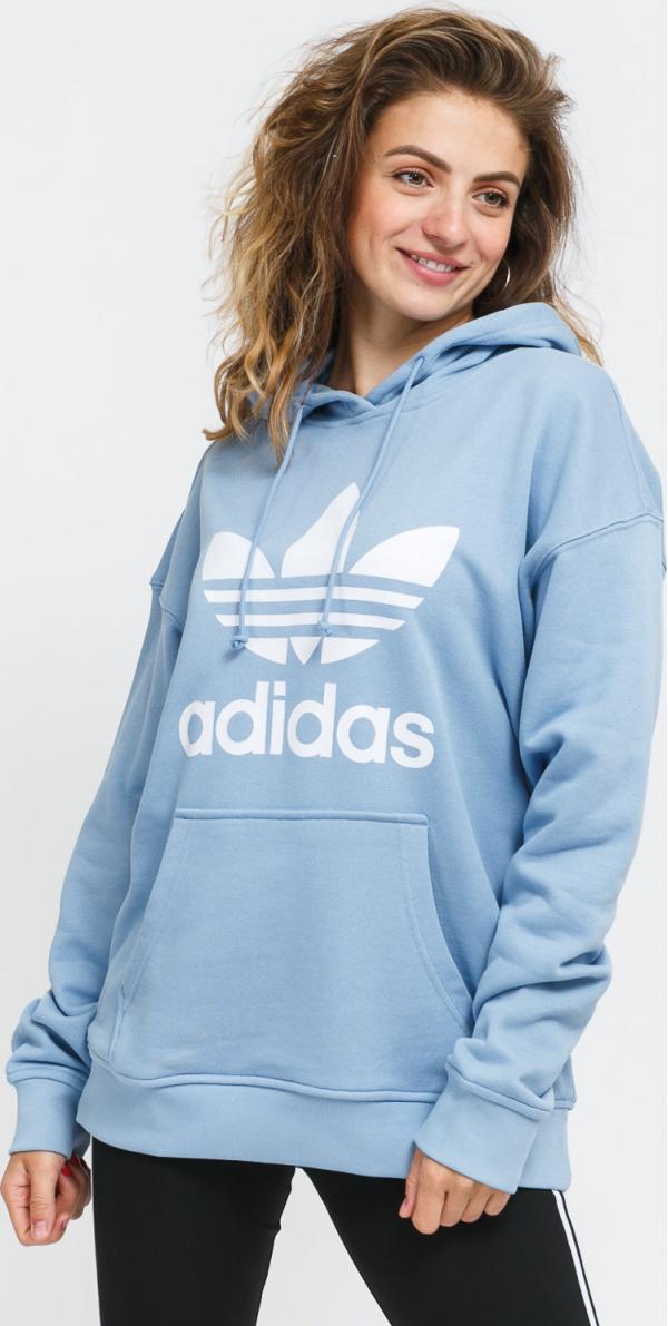 adidas Originals Trefoil Hoodie modrá