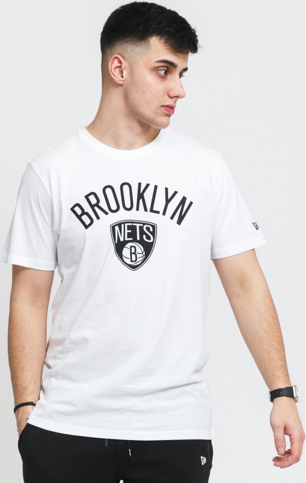 New Era NBA Team Logo Tee Nets bílé