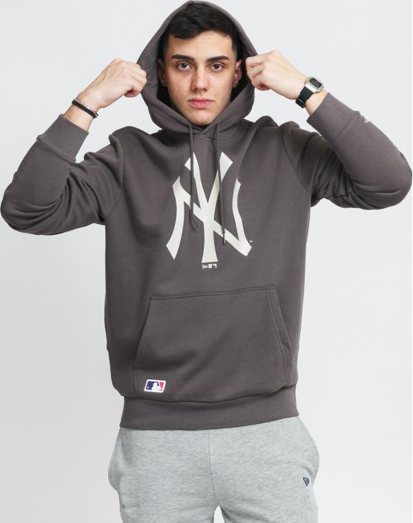 New Era LB Seasonal Team ogo Hoody NY tmavě šedá