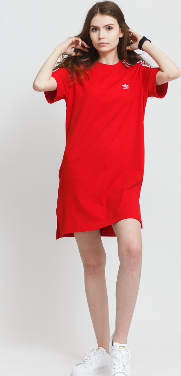 adidas Originals Tee Dress červené