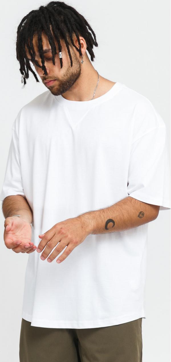 Urban Classics Organic Cotton Curved Oversized Tee 2-Pack bílé