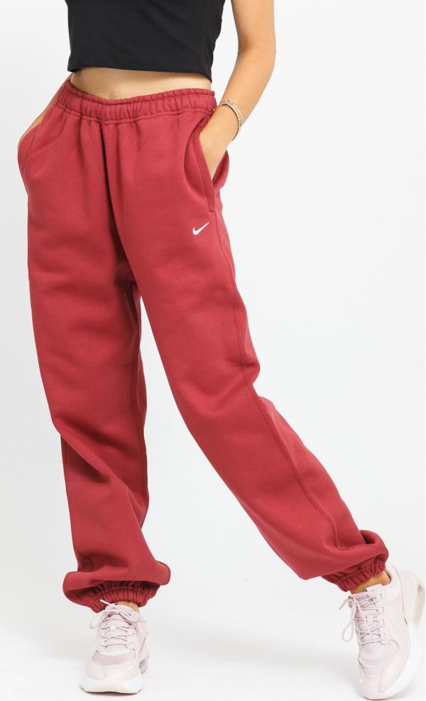 Nike W NRG Solo Swoosh Fleece Pant vínové