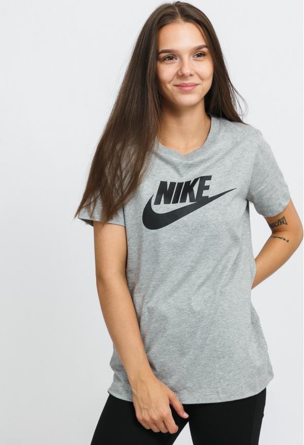 Nike W NW Tee Essential Icon Futura melange šedé