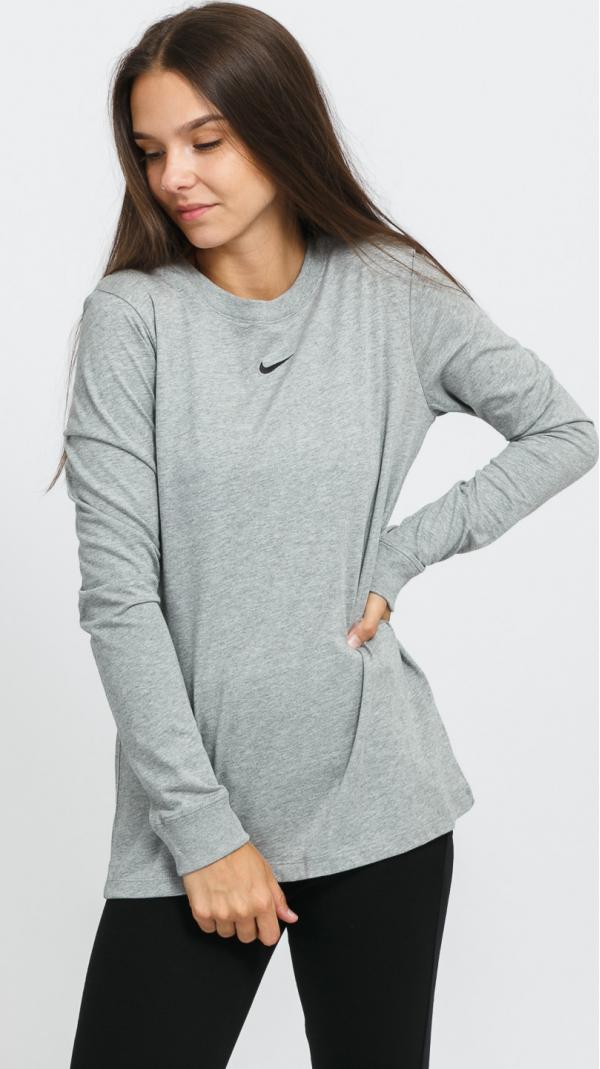Nike W NSW Tee Essential  melange šedé