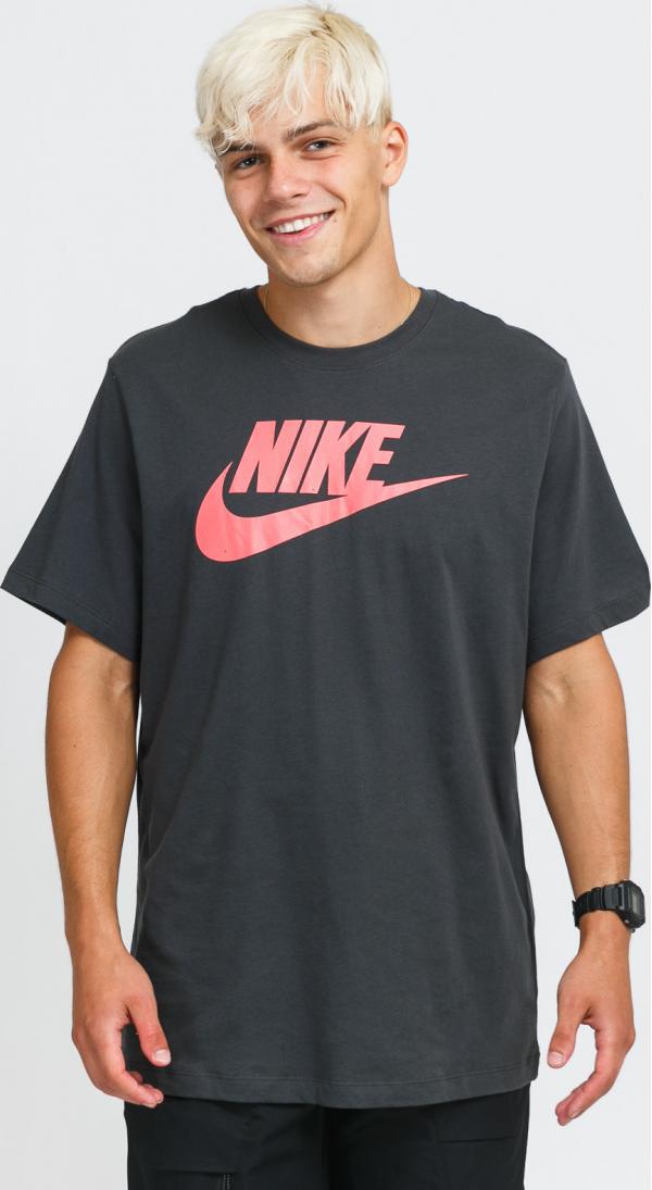 Nike M NSW Tee Icon Futura černé / červené