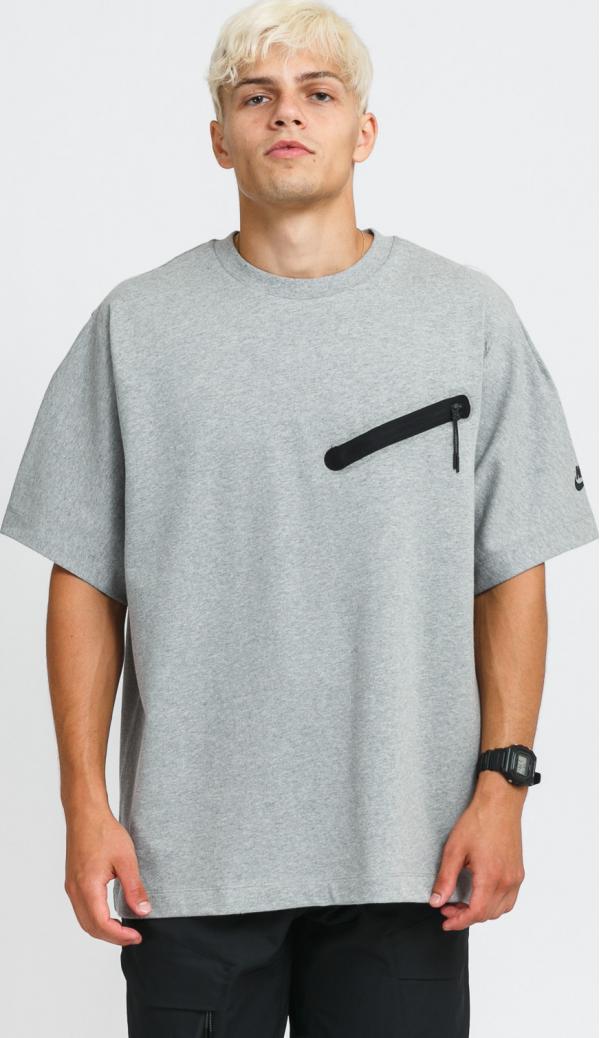 Nike M NSW DF Te SS Top melange šedé