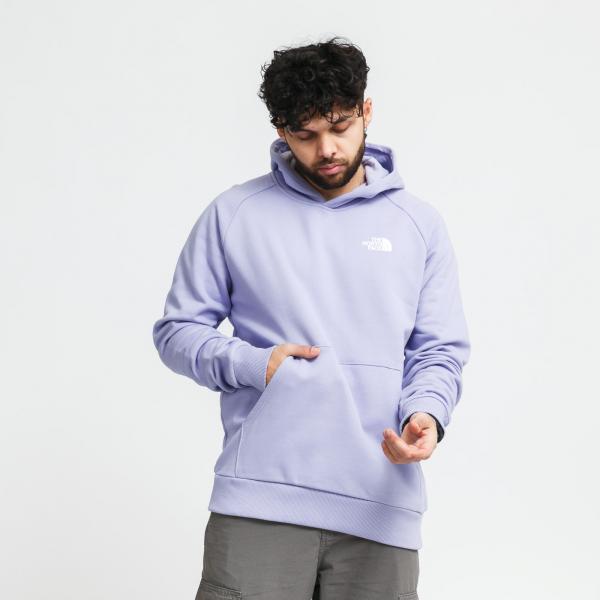 The North Face M Raglan Red Box Hoody fialová