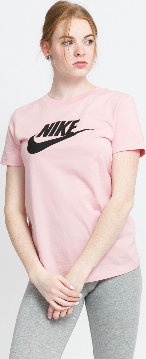 Nike W NW Tee Essential Icon Futura světle růžové