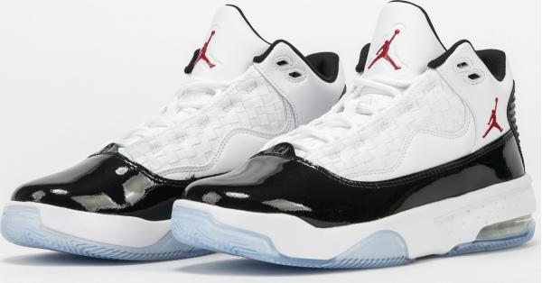 Jordan Max Aura 2 (GS) white / gym red - black