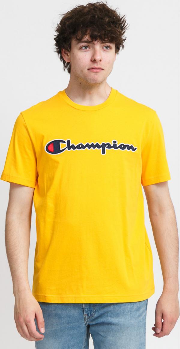 Champion ogo Crew Neck Tee žluté