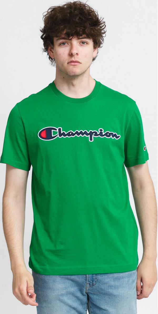 Champion ogo Crew Neck Tee zelené