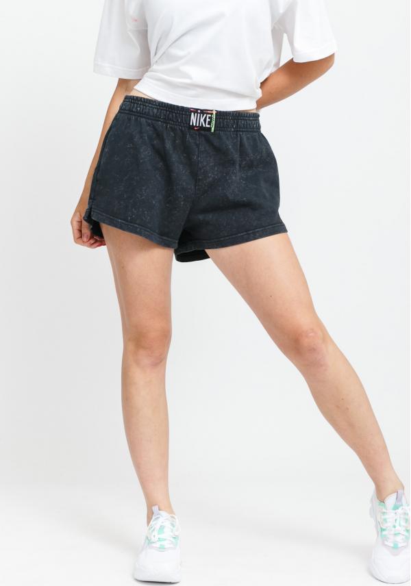 Nike W NSW Wash hort HR černé