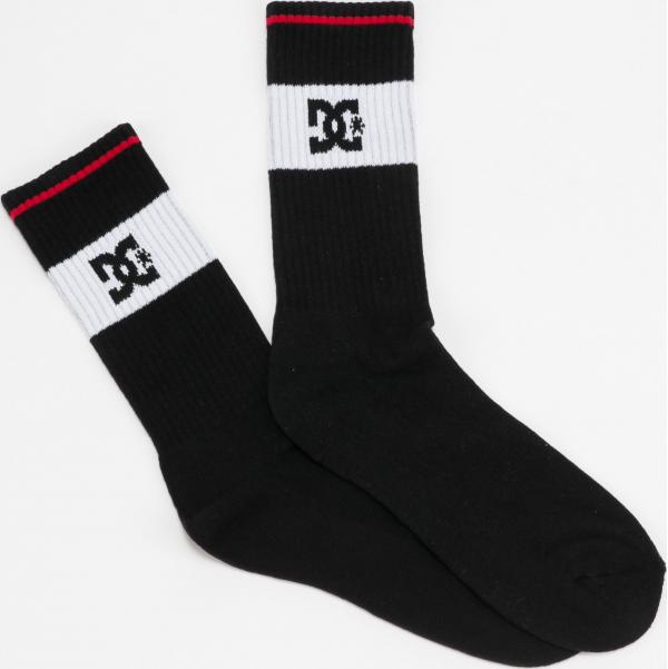 DC To Me Crew Socks černé / bílé