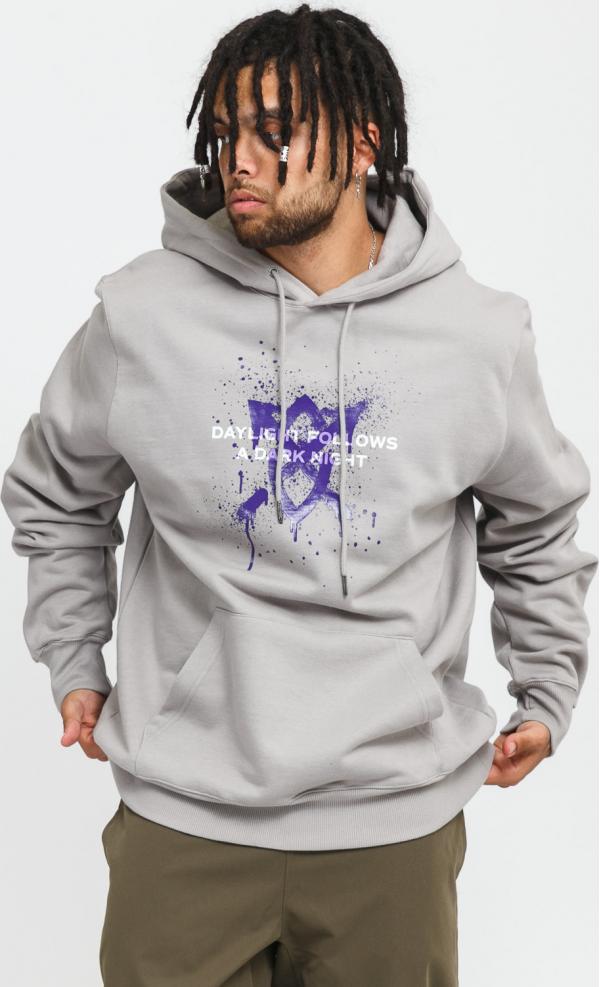 Daily Paper ukus Hoodie melange šedá
