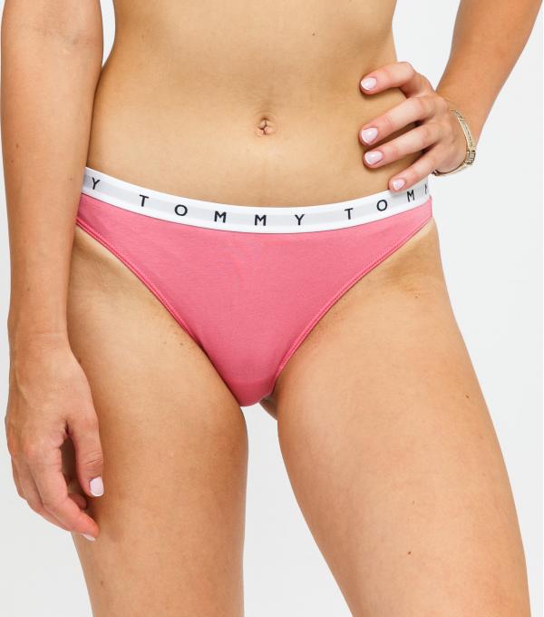 Tommy Hilfiger 3Pack Thong Print černé / růžové / krémové