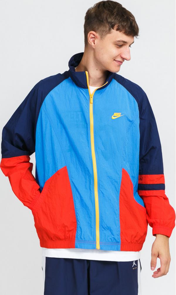 Nike M NSW Trend Unlined Jacket modrá / navy / červená