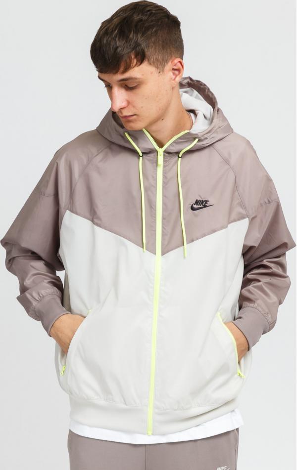 Nike  NSW SPE Woven ND Windrunner Hooded Jacket krémová / hnědá